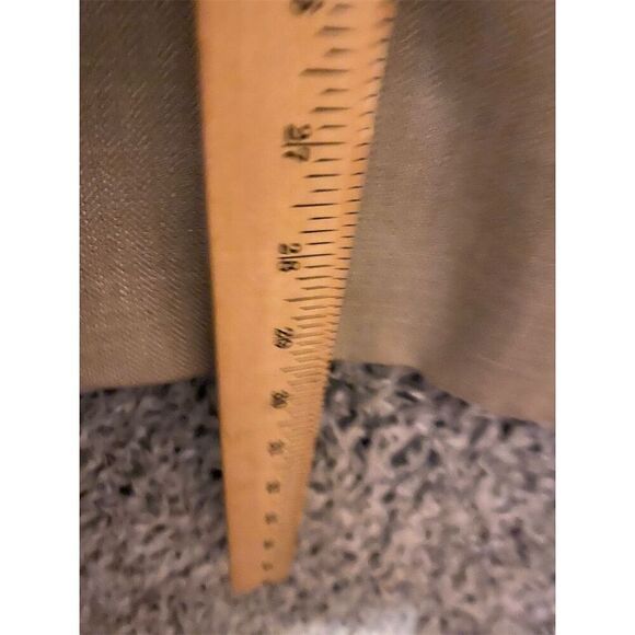 Claiborne Men's Beige Blazer Suit Jacket Size 40 Fabric Woven in Italy - Picture 5 of 10